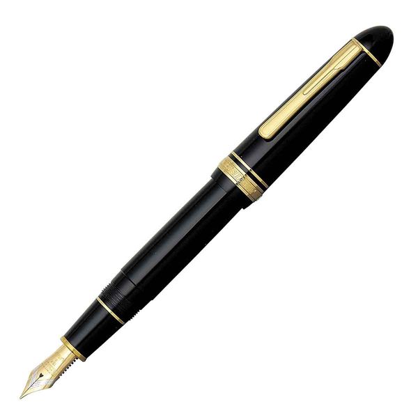 Platinum Fountain Pen, President, Black, Fine Point, PTB-20000P#1-2