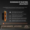 TACAMO Solar Power Bank, USB Rechargeable