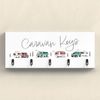 Global Designs Caravan Keys Camper Caravan Camping Themed Wall Key Hook