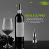 Bordhap Blank Bottle Stopper Classic Bottle Stopper with Threaded Post Wine Stopper Insert Hardware for Wine Turning DIY Project
