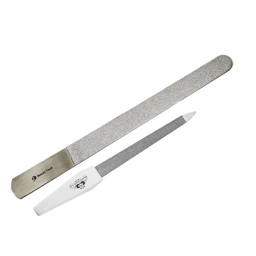 Nail File - Diamond Deb - Nail File Set - Foot Dresser Stainless Steel - Double Sided Diamond Dust Coating - Podiatry Foot Care Instruments - Professional Quality Product - Chiropody File