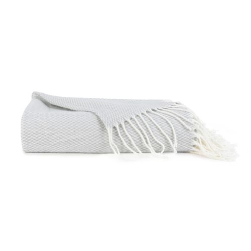 Linen Market Beddings Elevate Your Comfort with Herringbone Throw Blanket - Luxurious Woven Ultra Soft Acrylic - Sized 50" W x 60" L - Fringed Edges - Lightweight Layer for Bed or Sofa (Light Gray)