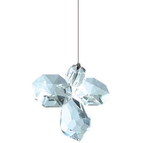 Hanging Crystal Guardian Angel Birthstone Suncatcher APRIL - CRYSTAL - Embellished with Swarovski Crystals