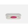 DTD QUALITY MATTERS Plastic Food Storage Container with Lid Airtight, Stackable, Durable Multi-Purpose Rectangular Kitchen Storage (1L)