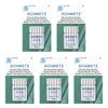 SCHMETZ 25 Microtex Sharp Sewing Machine Needles 130/705 H-M Size 80/12