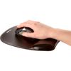 Fellowes 9112101 Crystals Gel Mouse Pad and Wrist Support - Black