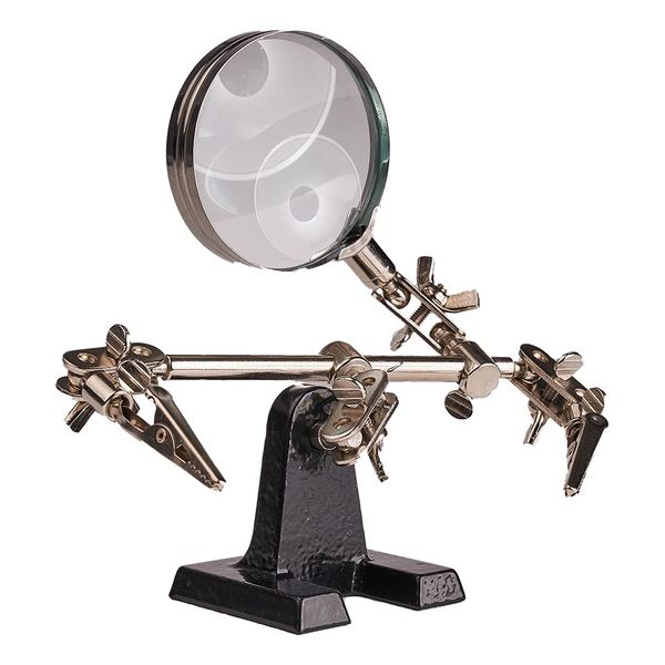 Helping Hand with Magnifying Glass – Third Hand with Magnifying Glass Löthilfe