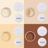 ABRUS - Translucent Makeup Setting Matte Face Powder + Setting Powder Puff, Long Lasting Translucent Setting Powder Lightweight Foundation Make Up Fixer (101 Translucent)