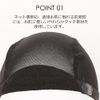 MNET Wig, Dedicated Net, Wig, Inner Cap, Wig Net, Medical Wig, Unisex, Black, 1 Piece, BL Black