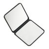 Compact Mirror Black Double Sided Hand Mirror Folding Desktop Cosmetic Mirror Square (Star)