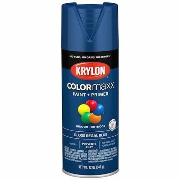 Colormaxx K05535007 Spray Paint,Gloss,Regal Blue,12 Oz