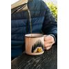 Stansport 24 OZ Camp Scene Enamel Mug Set - 2 Pack