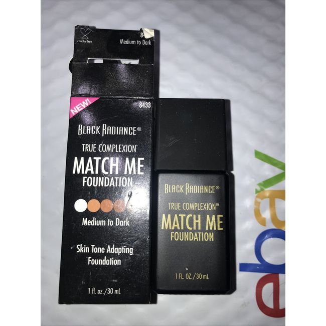 BLACK RADIANCE True Complexion Match Me Foundation 8433 Med To Dark