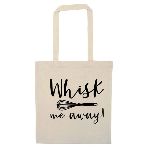 Flox Creative Tote Bag Whisk Me Away Natural
