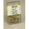 #10 x 2" Solid Brass Wood Screws Flat Head Phillips Drive Qty 50