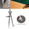 Wing Divider, Adjustable&Lockable Precision Spring Divider Caliper Compass with Pen Holder Craft Rotating Tool(150mm)