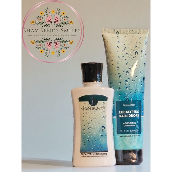 Eucalyptus Raindrops 2 Piece Gift Set Goose Creek Candle Co.