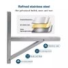 2Pc Wall Mounting Bracket for Mini Split Air Conditioner Outdoor Stainless Steel