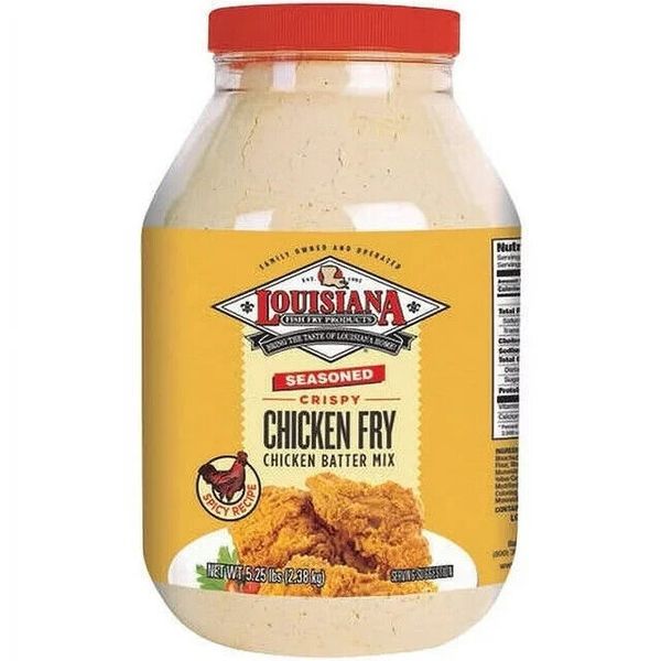 Louisiana Fish Fry Products Seasoned Crispy Chicken Fry Chicken Batter Mix 84 oz