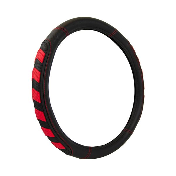 Sakura SS5547 Clapham Steering Wheel Cover, Red