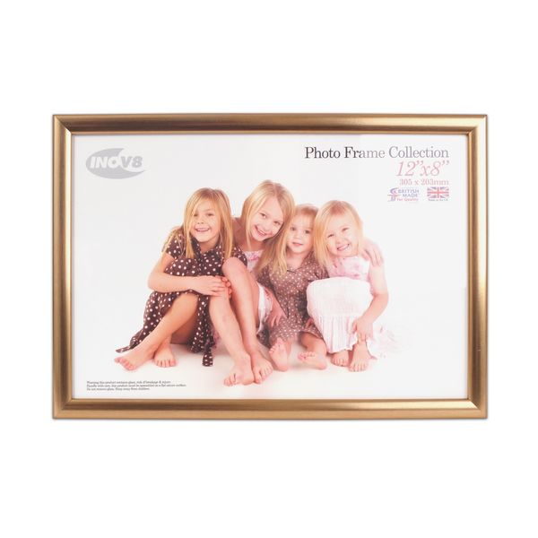 Inov8 Framing Frame, Gold, 12 x 8 inch
