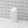 Vinyl Rail Mount Bracket 1 3/4" x 3 1/2" - White (Single Bracket)