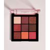 Ruby Kisses Eye Shadow Palette, 9 Shadows (1 PACK, Ruby)