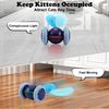 PETFROH Interactive Cat Mouse Toy, Indoor Kitten Toys, Automatic Cat Wheel, Rechargeable