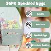 SRV Hub 36Pcs Easter Mini Eggs, Easter Decorations, Artificial Bird Eggs, Decorative Easter Eggs, Speckled Eggs for Kid Art Crafts Supplies