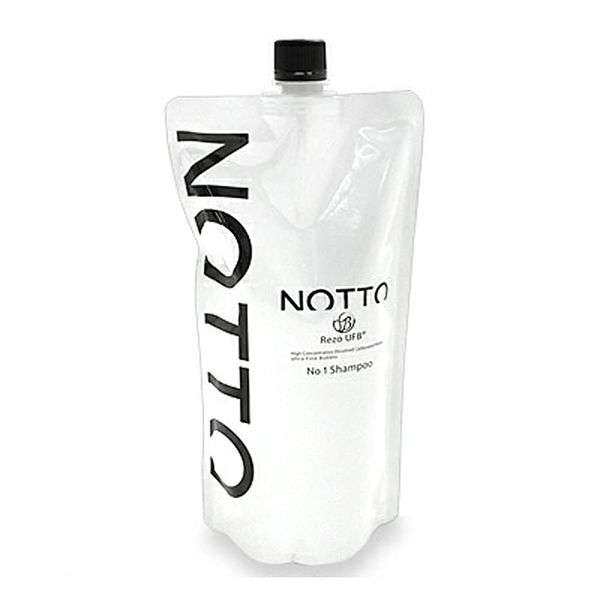 NOTTO Mercury Cosmetics Knot Shampoo (UFB High Concentration Dissolved Carbonate) (Refill), 22.0 fl oz (650 ml)