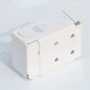 4pcs Box Mounting Bracket 2 Set for Low Profile Blinds 2inch White Color Window Blinds Headrail Bracket