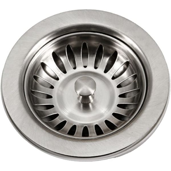 190-9180 Sink Basket Strainer for 3.5-Inch Drain Openings, 3.5 Inch with EZ Grip