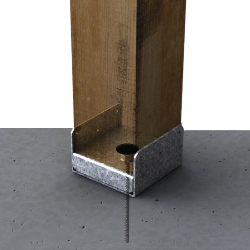 [FIXINGS DIRECT] (1 Pack) Ultimate Deck Post Base (Post Base Bolt Down ...