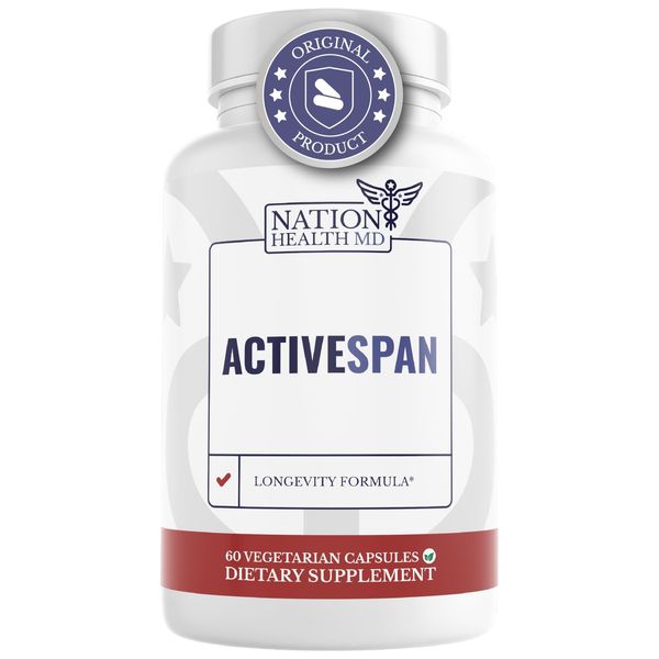 ActiveSpan- Longevity Formula Supplement with Ashwagandha, Cat’s Claw, Ast