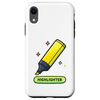 Bright and Fun Highlighter Marker Design Case for iPhone XR