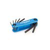 Park Tool AWS10 Fold-Up Hex Wrench Set 1.5-6 mm,Blue