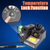 90W Electric LED Soldering Iron Station Kit Auto Sleep Adjustable Temperature US