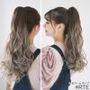 Bright Lara f104-RTC Wig, Ponytail, Long, Natural Clip, Gradient, Ponytail Wig,
