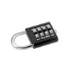 sourcing map 8-Digit Combination Padlock Push Button Lock for Locker Cabinet Black 2Pcs