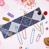Basic Knitting Tools Accessories, Including 4 Row Counters in Different Sizes, 20 Knitting Crochet Locking Stitch Markers and 6 Assorted Size Stitch Holder Set