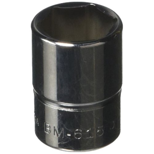 Williams BM-615 3/8 Drive Shallow Socket, 6 Point, 15mm