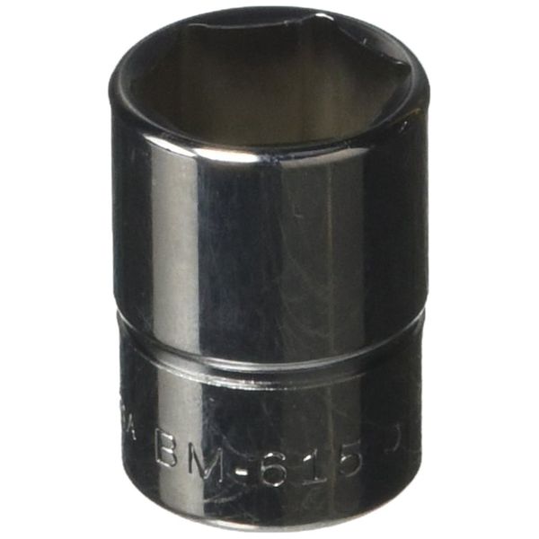 Williams BM-615 3/8 Drive Shallow Socket, 6 Point, 15mm