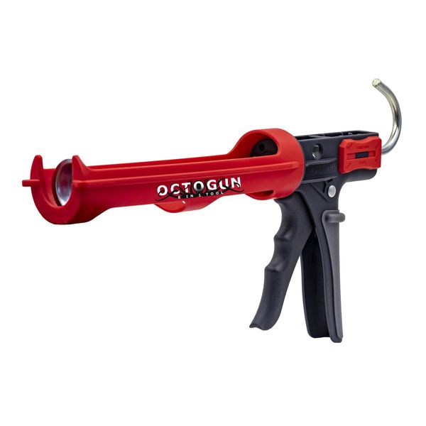 Newborn Octogun Model 208D Drip-Free Caulk Gun with Integrated Tooling Square and Removal Tool