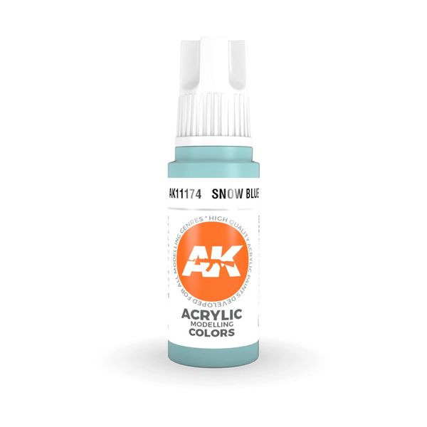 AK Interactive 3rd Gen Acrylic Snow Blue 17 ml