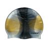 Maru Limited Edition Silicone Swim Cap - BLACK/SILVER/GOLD
