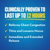 Mucinex 12-Hour Chest Congestion Expectorant Tablets, 40 ct