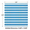 Beistle Blue & White Luncheon Napkins (2-Ply) (16/Pkg), 6.5"