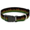 Buckle-Down PC-W30520-WM Dc Equalizer Plastic Clip Collar, Wide Medium/16-23"