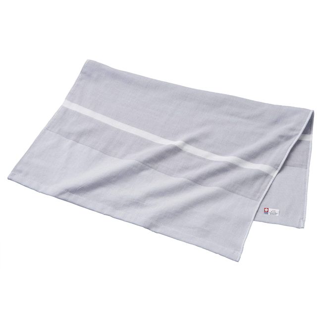 Yokota Towel Pillow Cover, Gray, Approx. Width 23.6 x Depth 32.7 inches (60 x 83 cm), Imabari Towel Brand Wrap Pillow Cover, 4-ply Gauze 252954