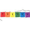 Rainbow Prayer Flag Tibetan Quotes String Banner Yoga Affirmation